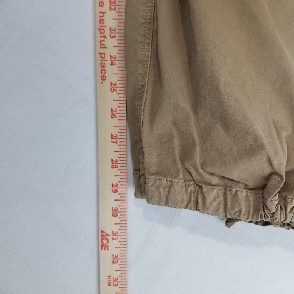American Eagle Outfitters Pants Womens 16 Beige Baggy Jogger Cargo Stretch Twill - Picture 11 of 12